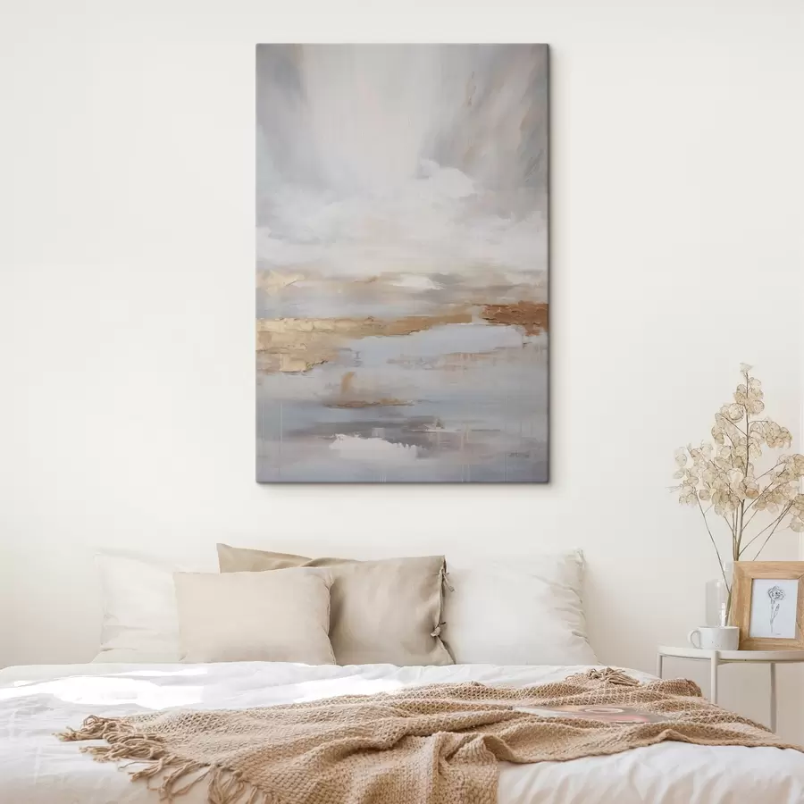 Tablouri Compoziție abstractă imitație de pictură s46678