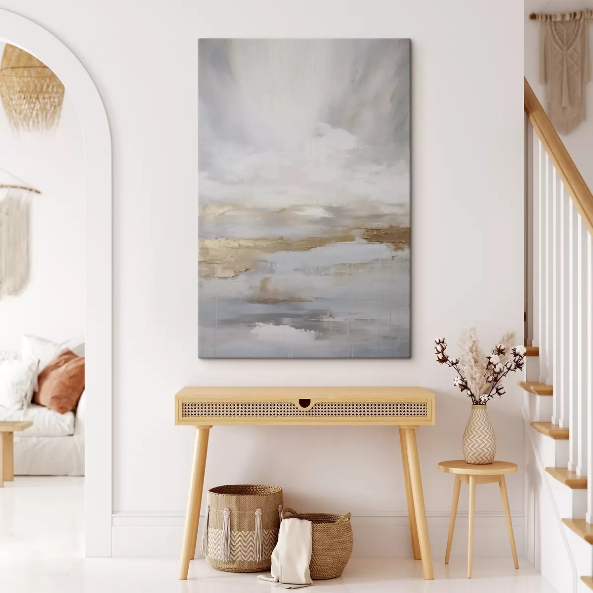 Tablouri Compoziție abstractă imitație de pictură s46678