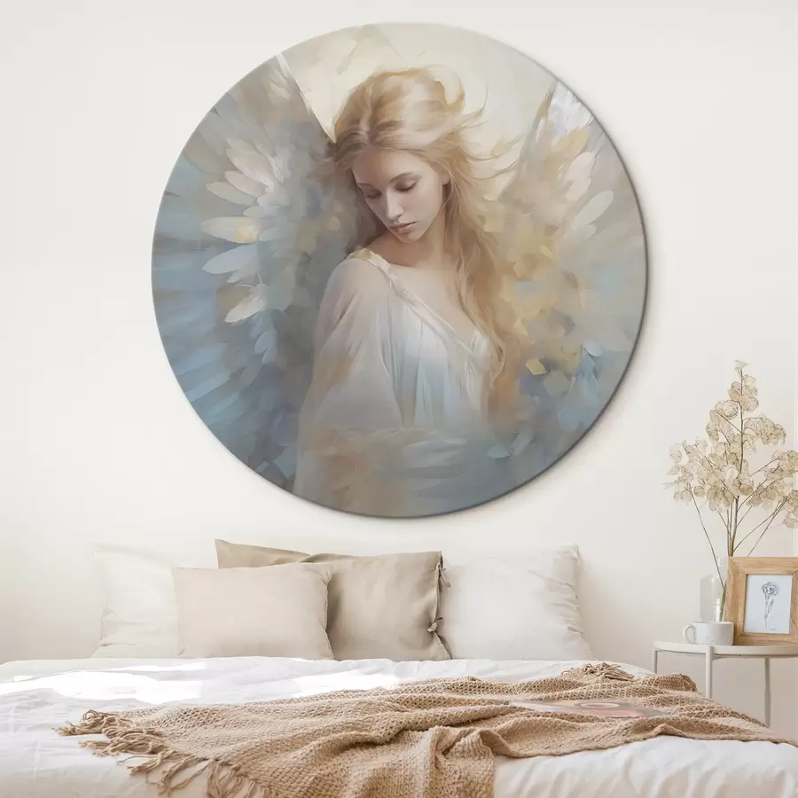 Tablouri Imitatie pictura abstracta cu ingeli r46682