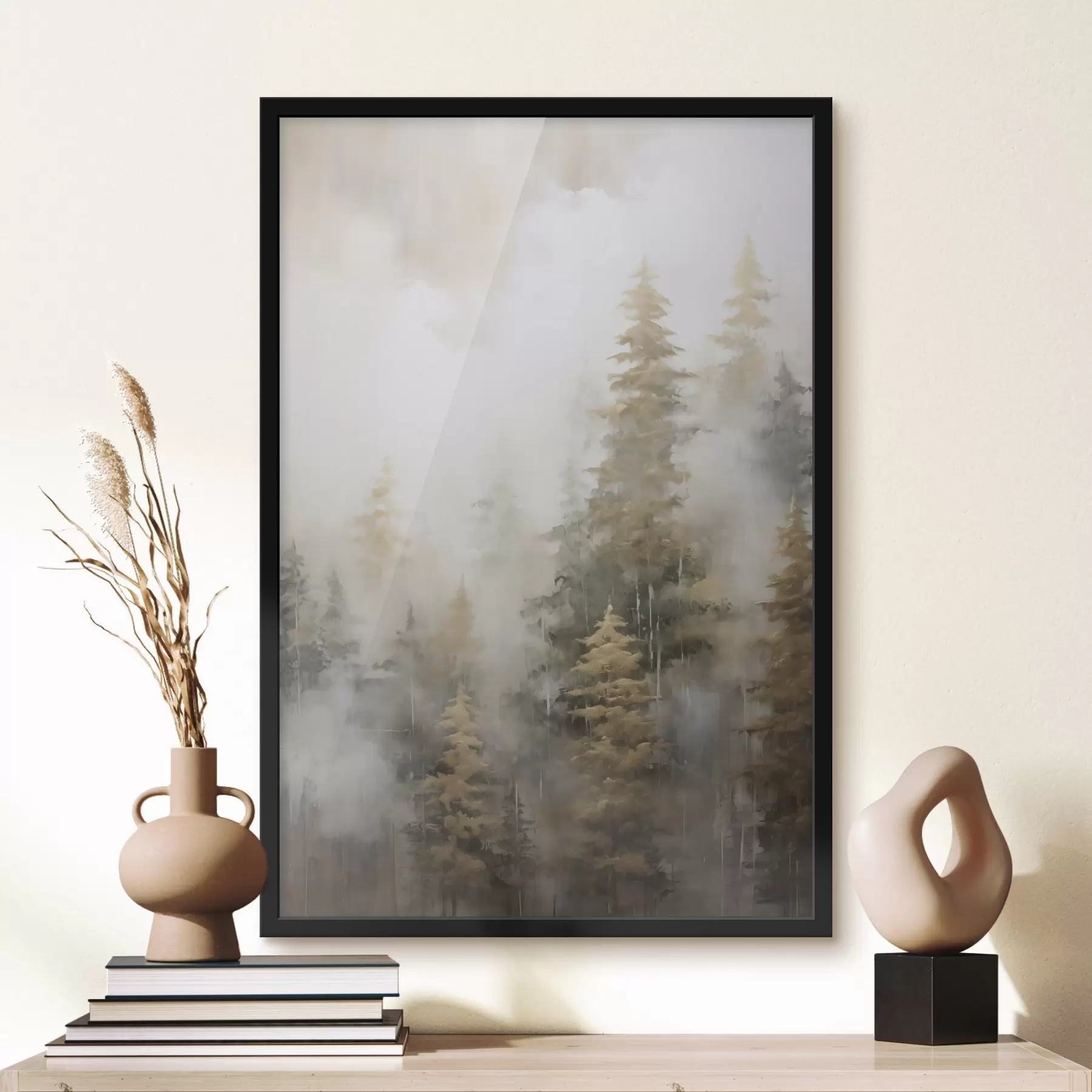 fototapet Imitarea pădurii în pictură f46672