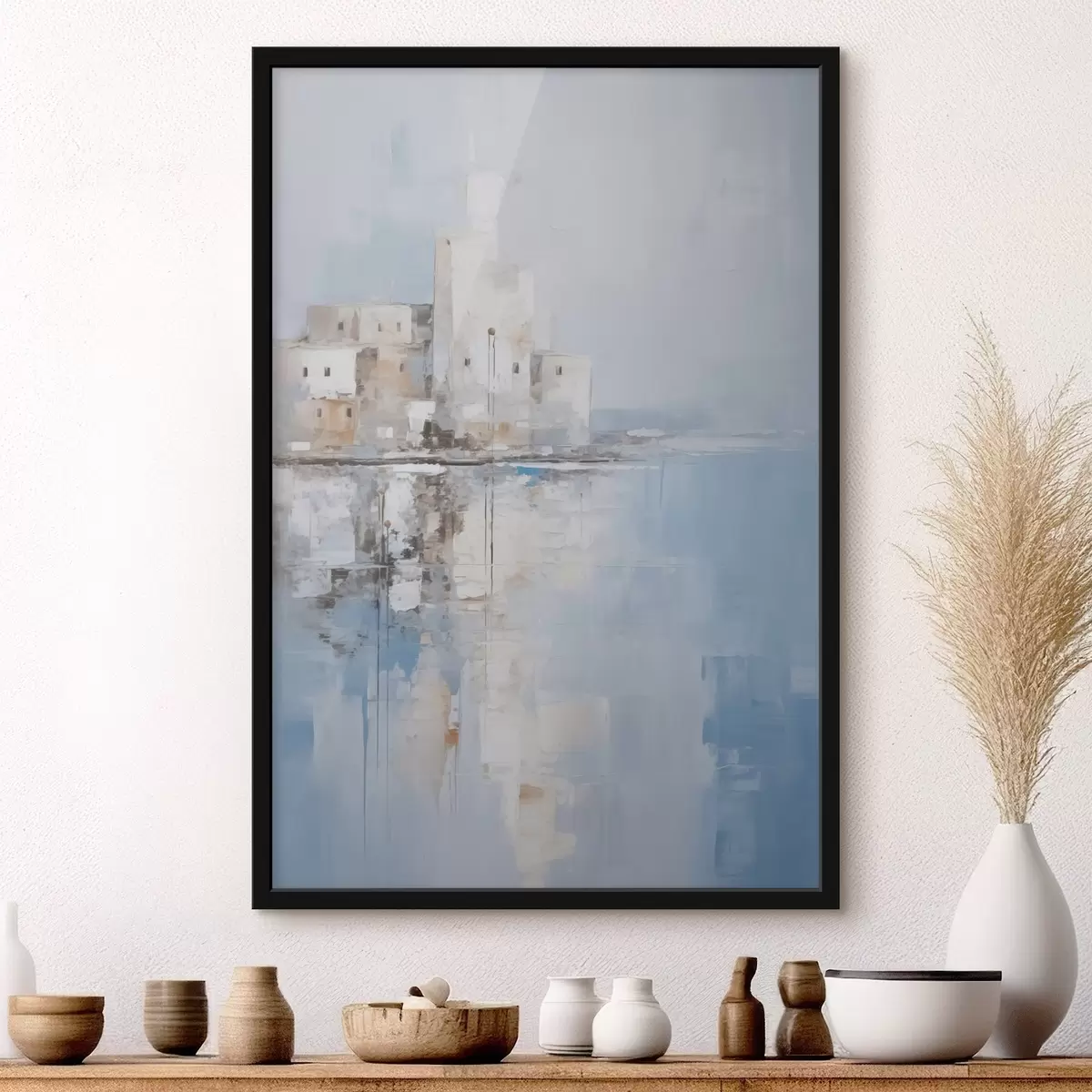 Poster Imitarea peisajului abstract în pictură f46674