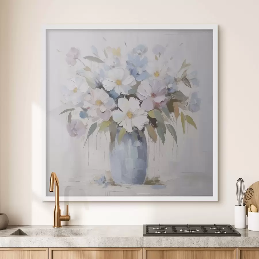 fototapet Flori într-o vază pictură imitație f46714