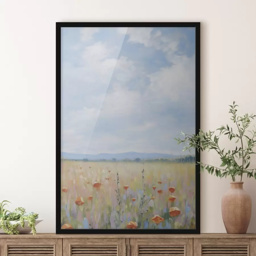 fototapet Pictură de imitație de teren f46715