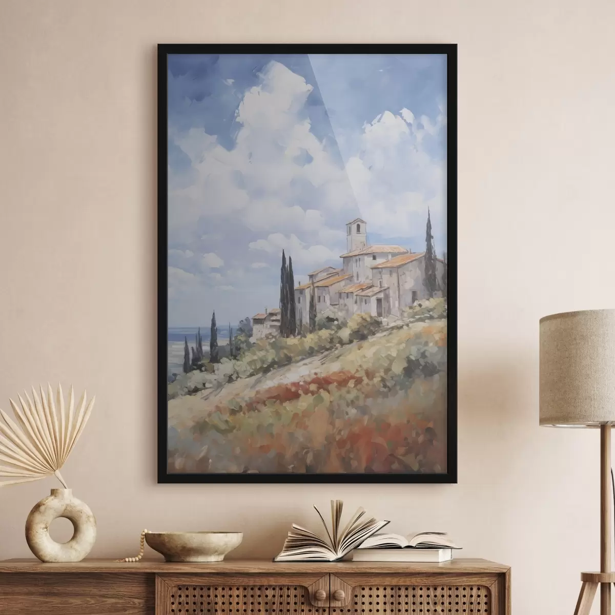 Poster Imitarea peisajului rural în pictură f46716