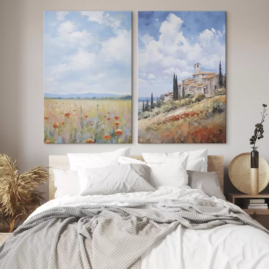 Tablouri Imitarea peisajului rural în pictură m01018