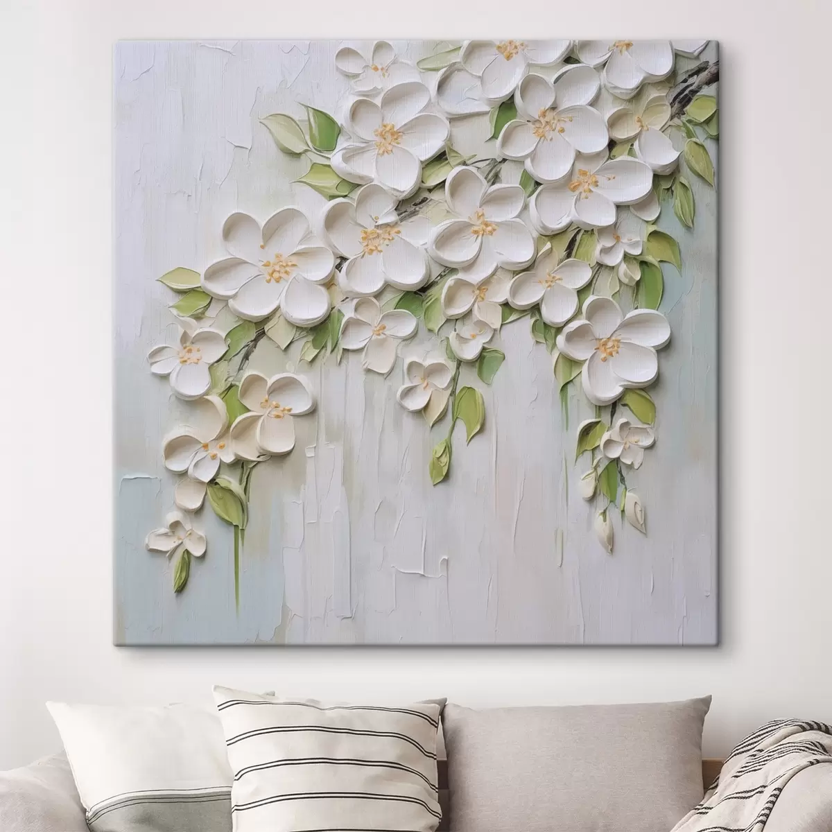 Tablouri Flori abstracte imitație de pictură s46755