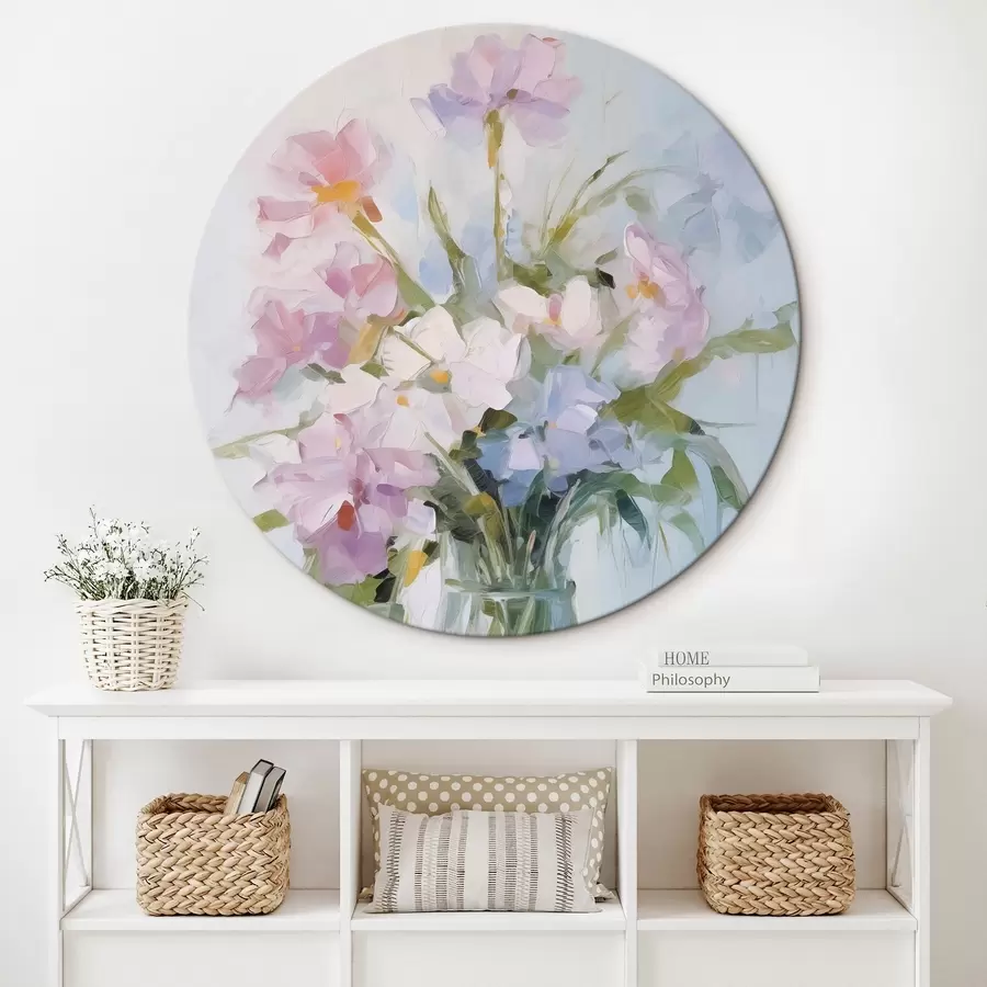 Tablouri Buchet de flori într-o vază imitație de pictură r46751