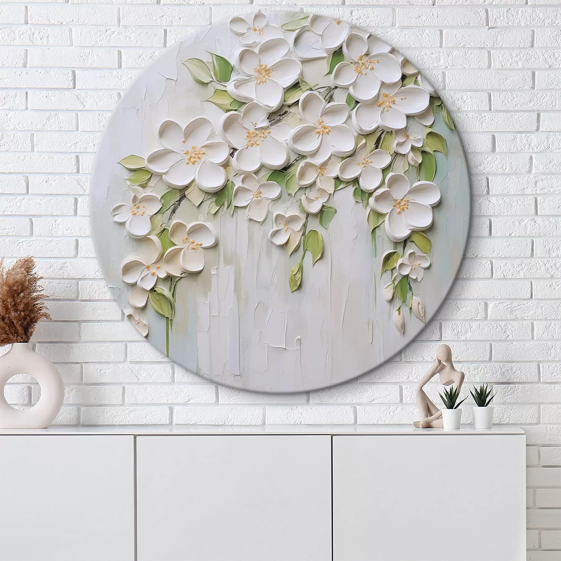 Tablouri Flori abstracte imitație de pictură r46755