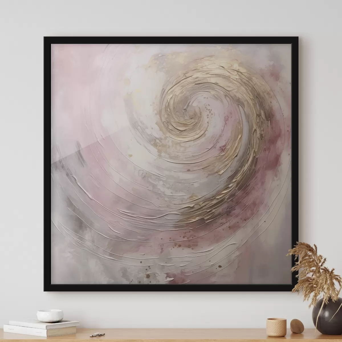 Poster Vârtej abstract, pictură imitație f46745