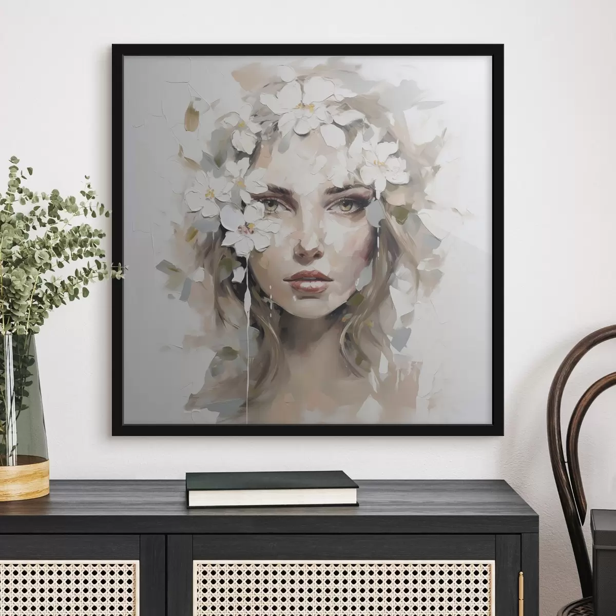 Poster Portret abstract imitație de pictură f46749