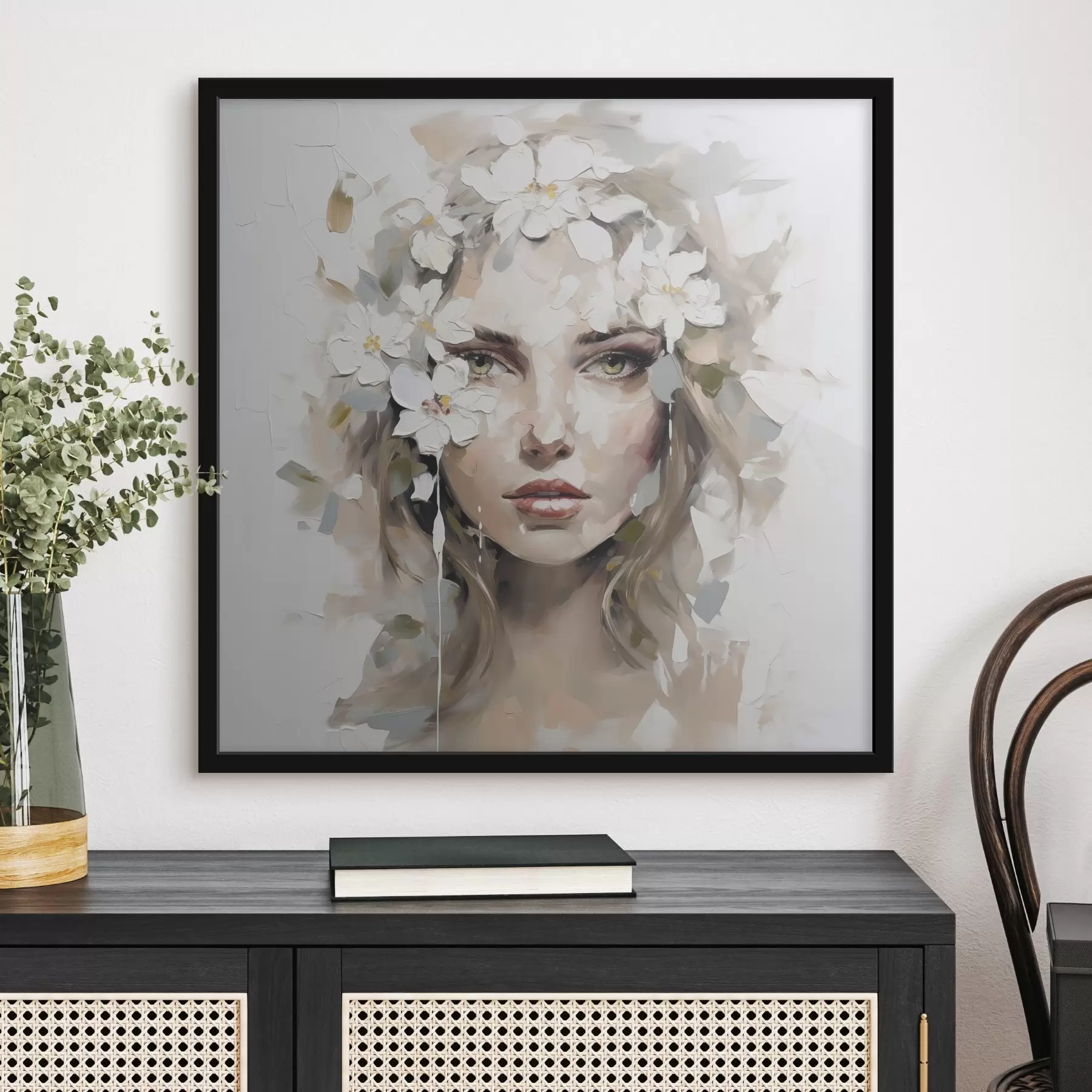 fototapet Portret abstract imitație de pictură f46749