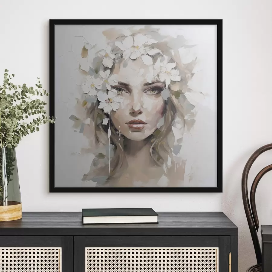 fototapet Portret abstract imitație de pictură f46749