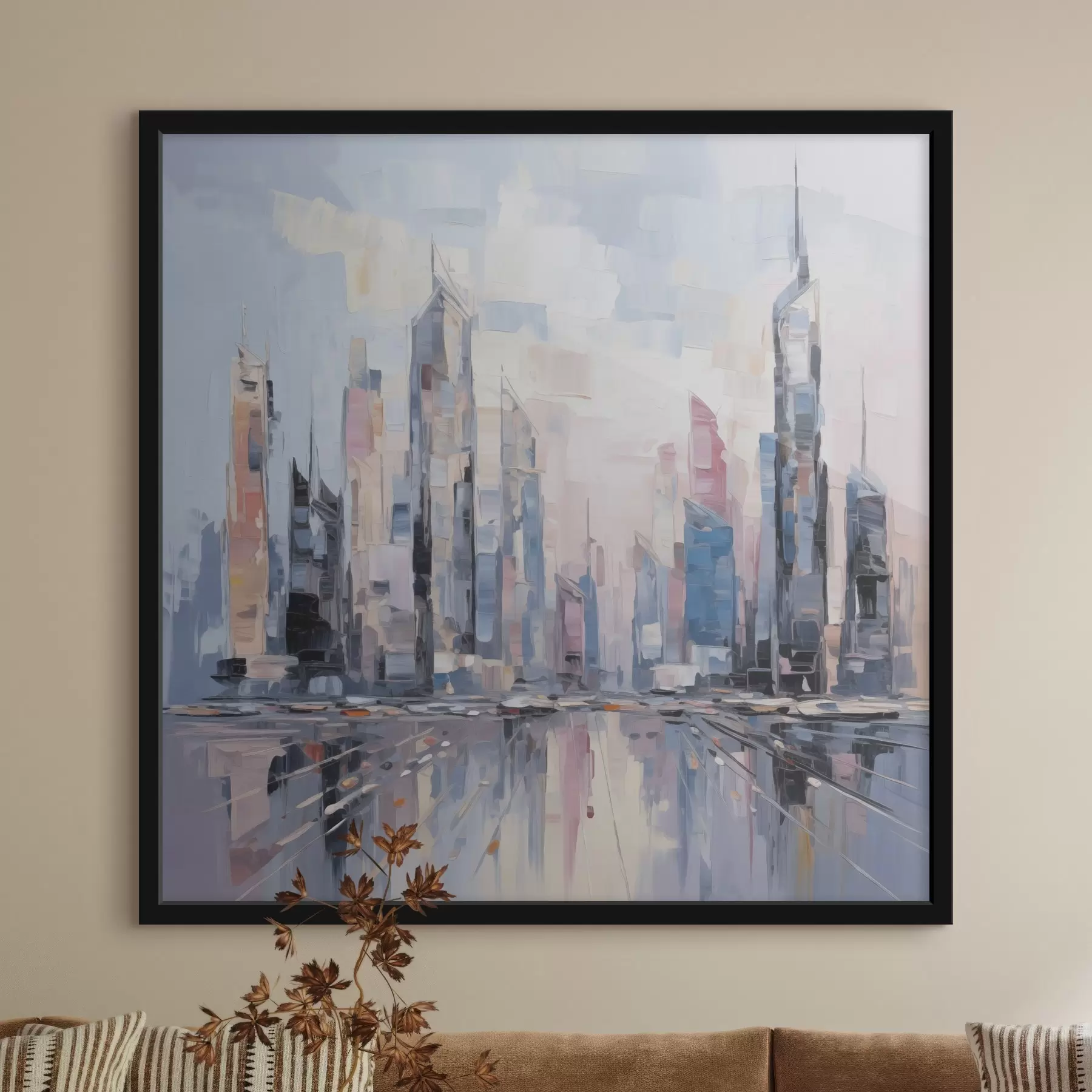 fototapet Imitarea abstractă a picturii urbane f46752