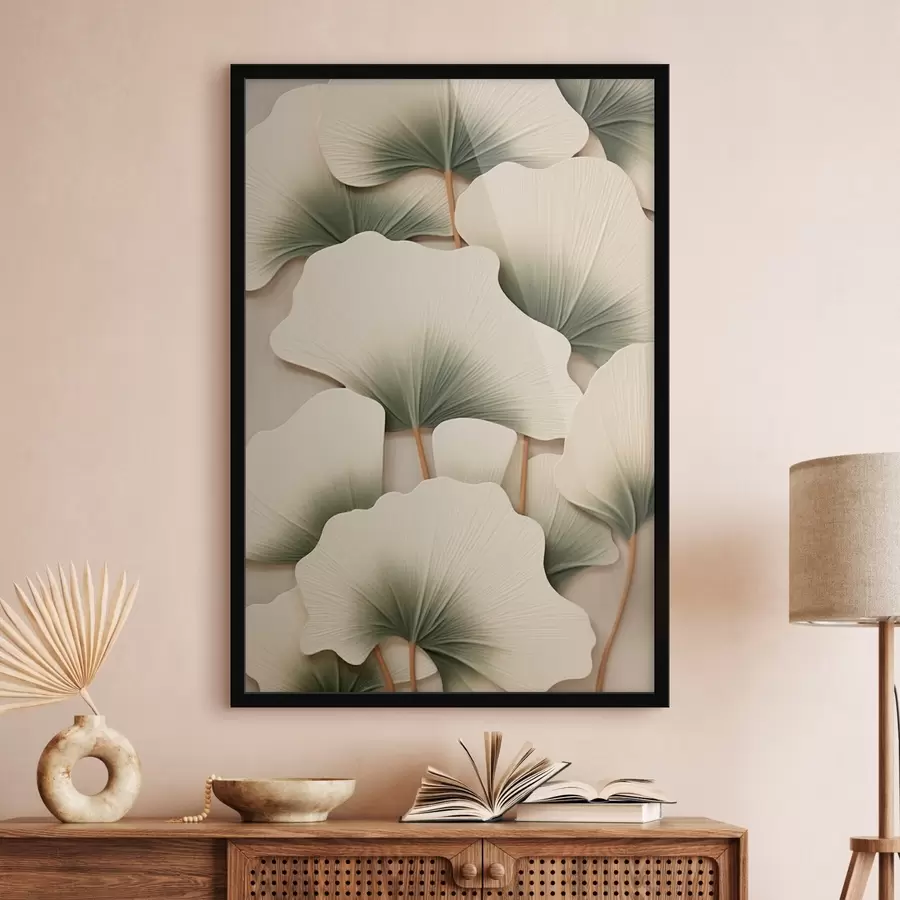 fototapet Frunze decorative de ginkgo f46729