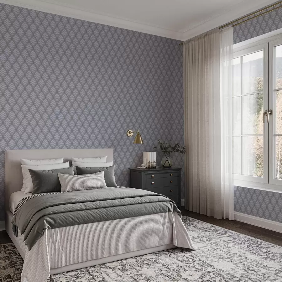 fototapet Arce volumetrice asemănătoare scalei de gri, cu un gradient ușor a00989