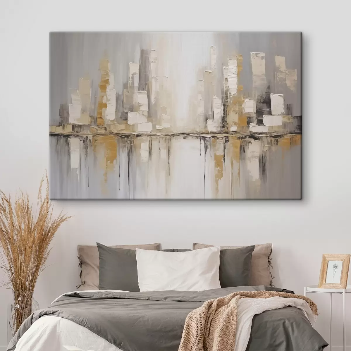 Tablouri Imitarea abstractă a picturii urbane s46761