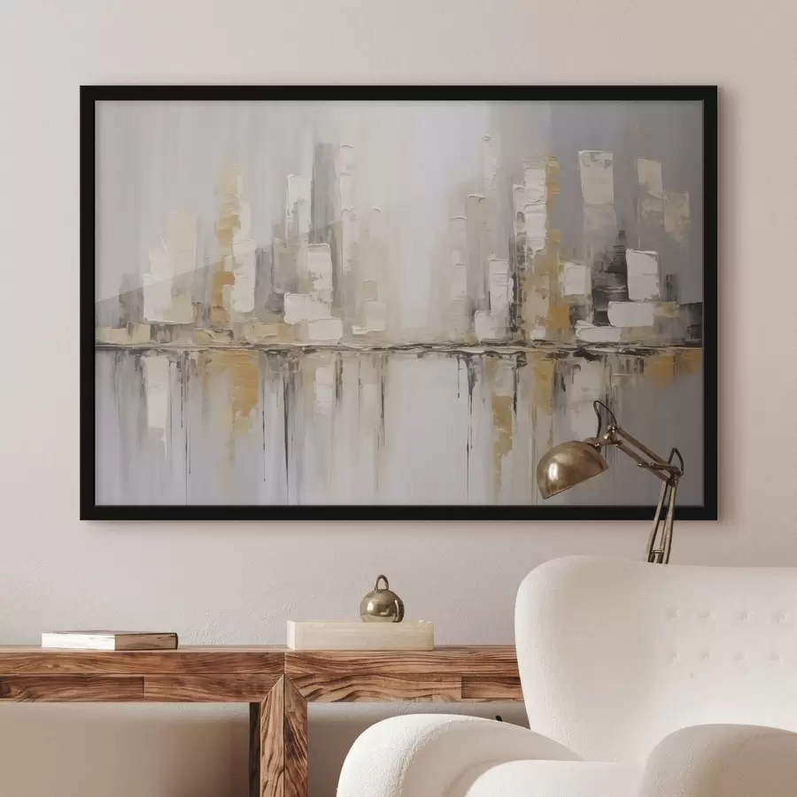 fototapet Imitarea abstractă a picturii urbane f46761