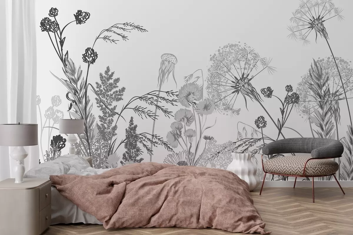 fototapet Flori sălbatice w04943v3