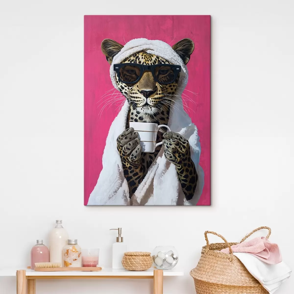 Tablouri Ghepard cu cafea s46791