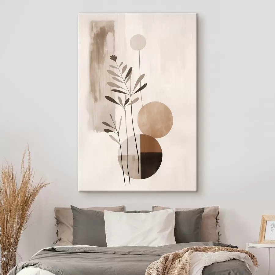 Tablouri Abstracție cu o plantă s46782