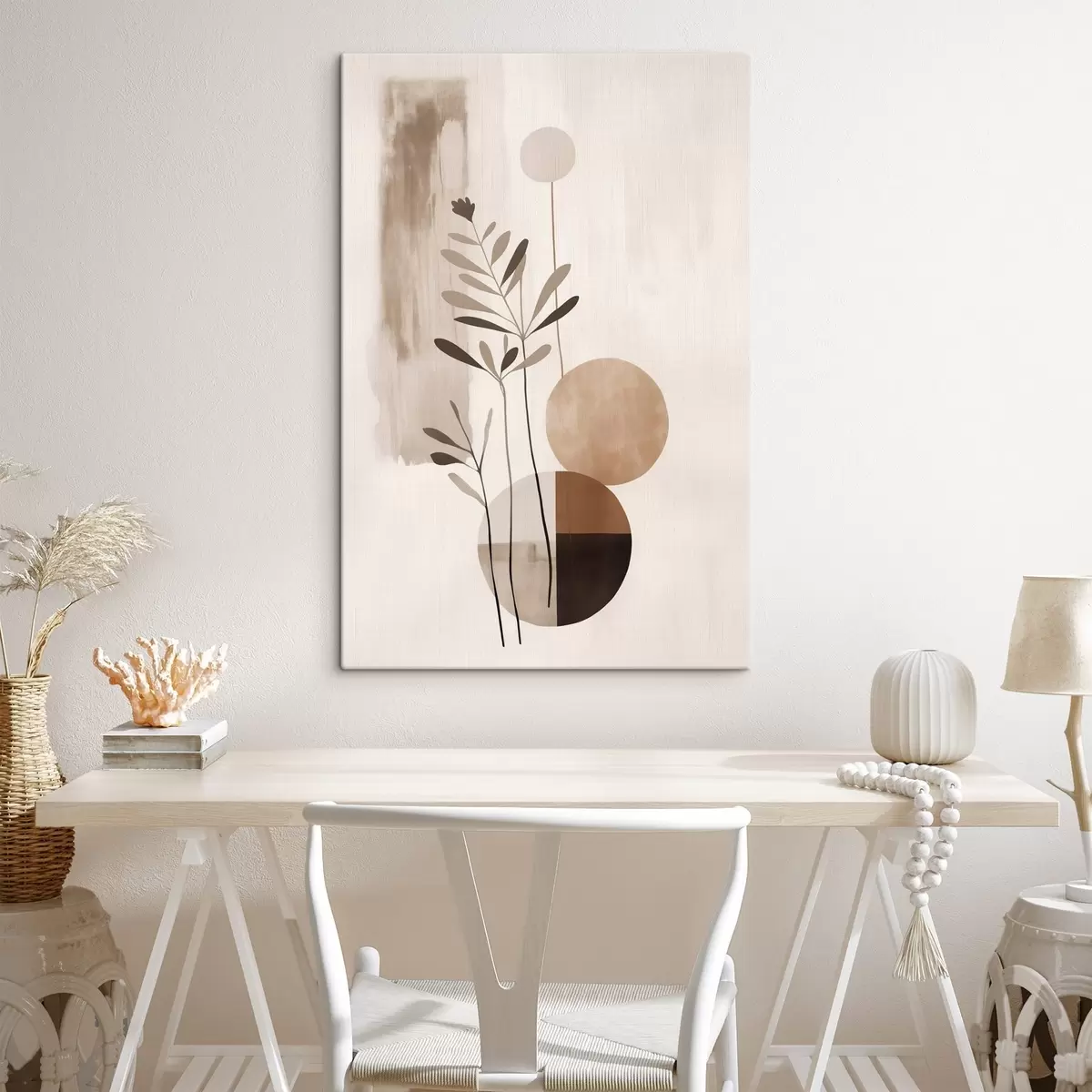 Tablouri Abstracție cu o plantă s46782