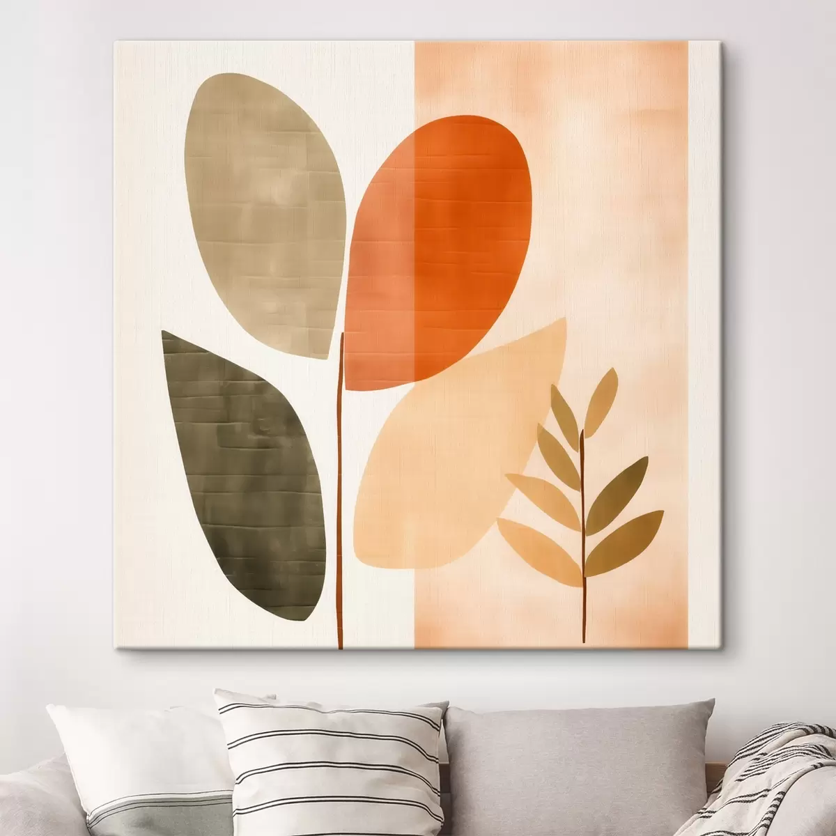 Tablouri Frunziș minimalist într-un stil artistic s46644