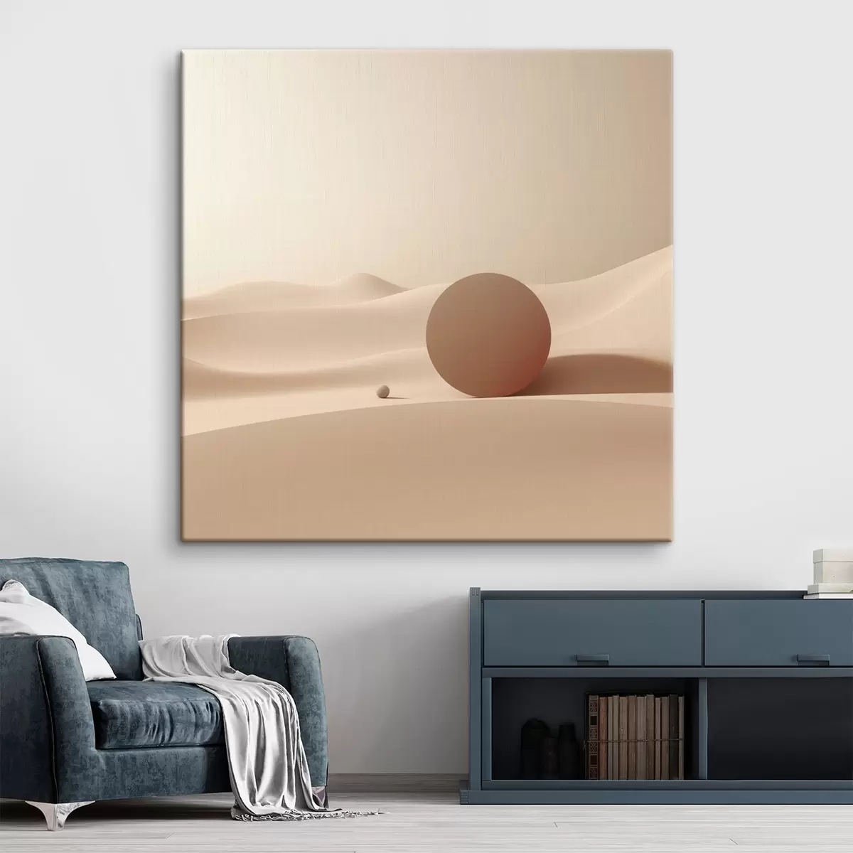 Tablouri Peisaj abstract cu forme minimaliste s46658