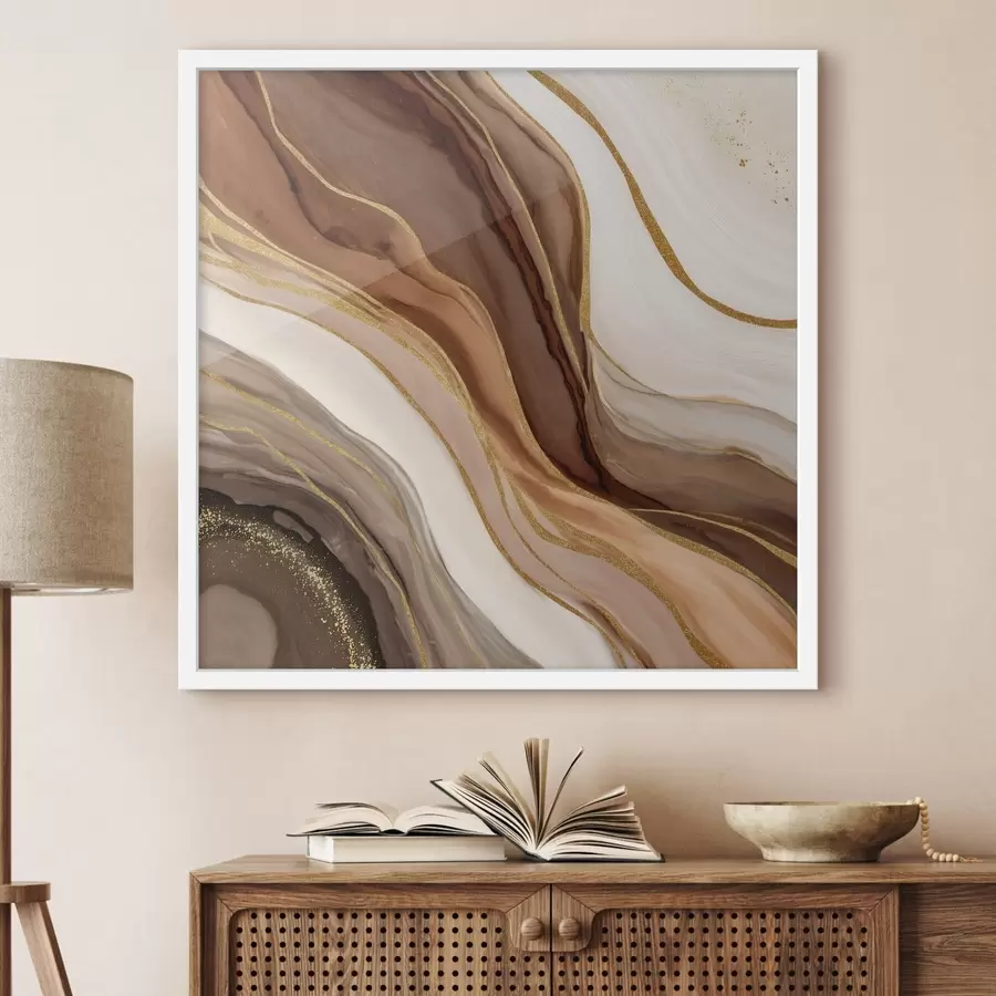 fototapet Compoziție din piatră în nuanțe de lemn f46642