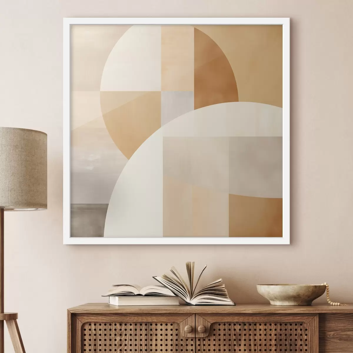 Poster Geometrie artistică în tonuri pastelate f46650