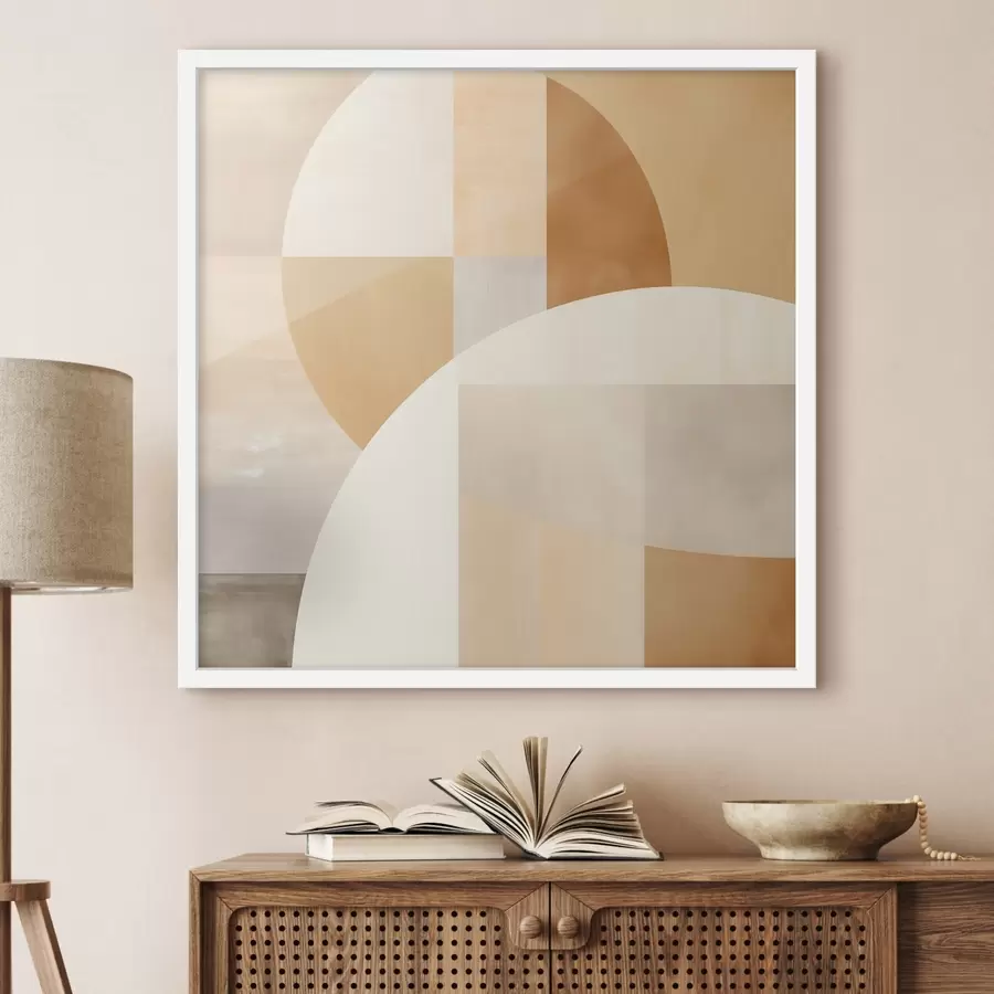 fototapet Geometrie artistică în tonuri pastelate f46650