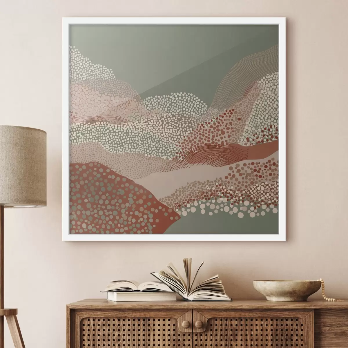 Poster Peisaj într-o execuție stilizată f46652