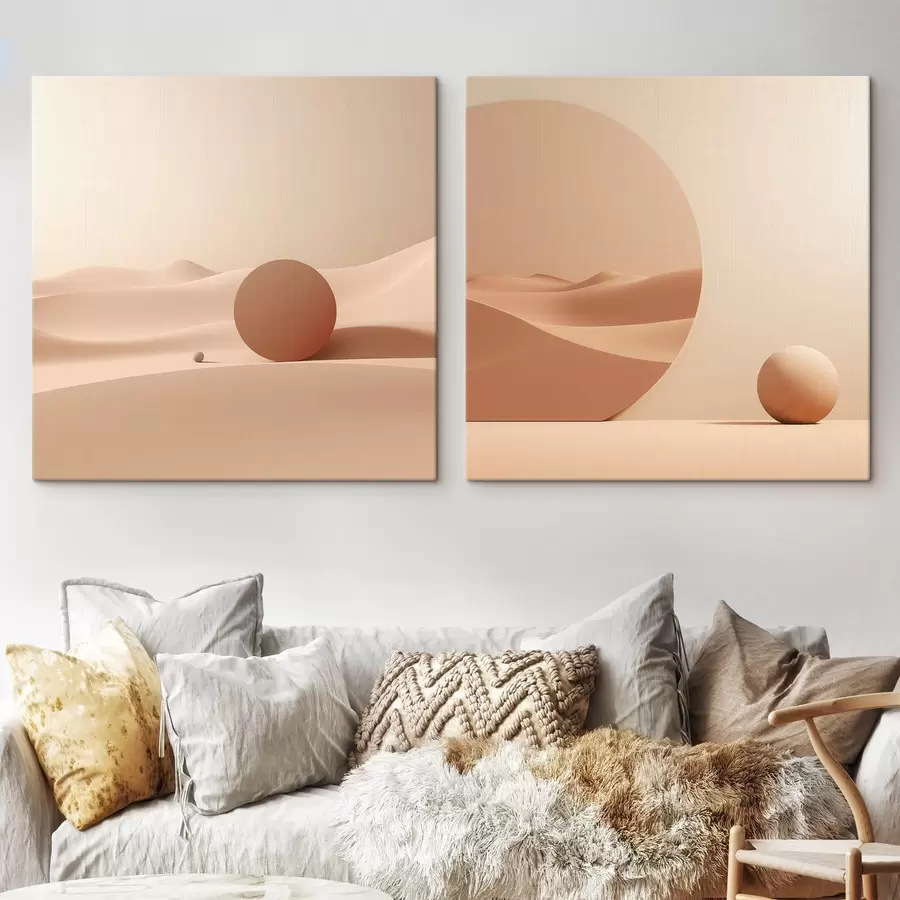 Tablouri Compoziție cu spații calme și formă geometrică m00990