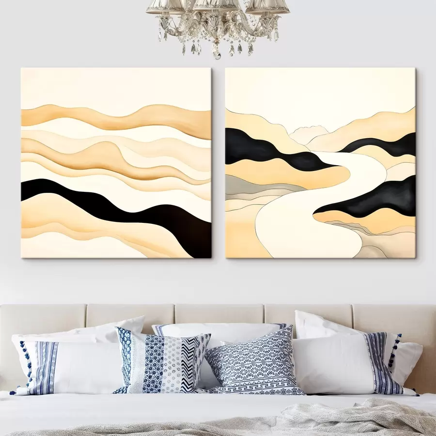 Tablouri Forme abstracte inspirate de ritmurile naturii m00992