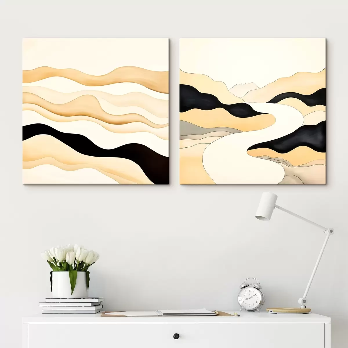 Tablouri Forme abstracte inspirate de ritmurile naturii m00992