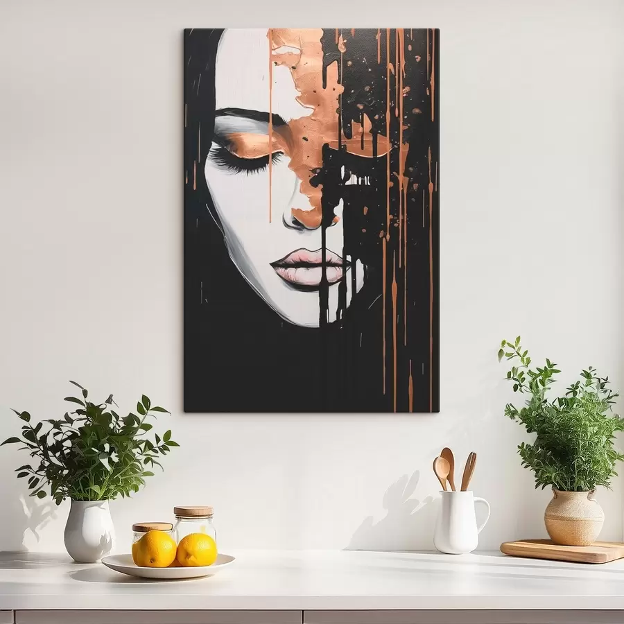 Tablouri Portret abstract al unei fete s46803