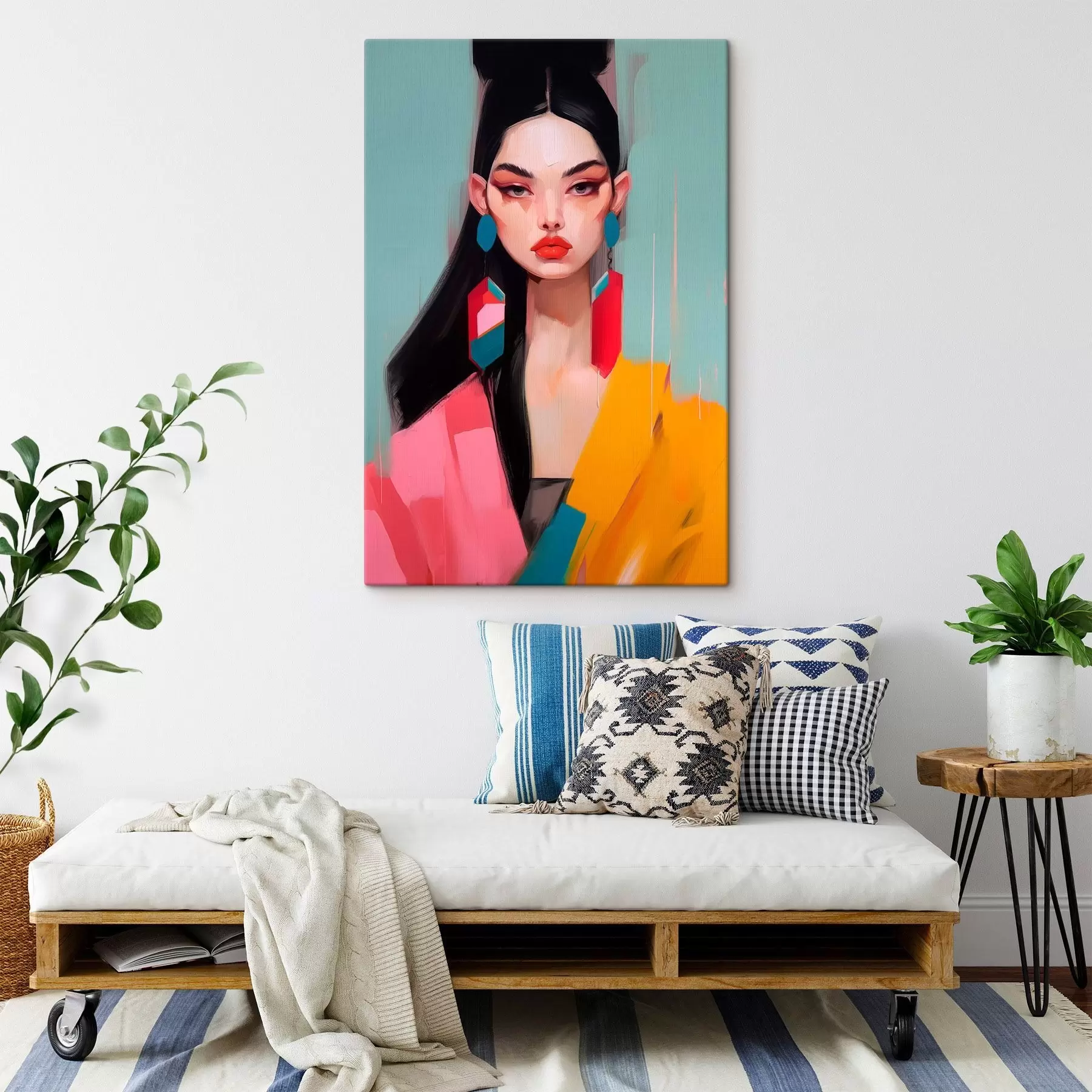 Tablouri Portret abstract de modă s46808