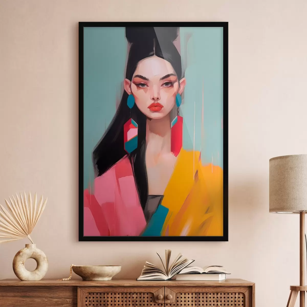 Poster Portret abstract de modă f46808