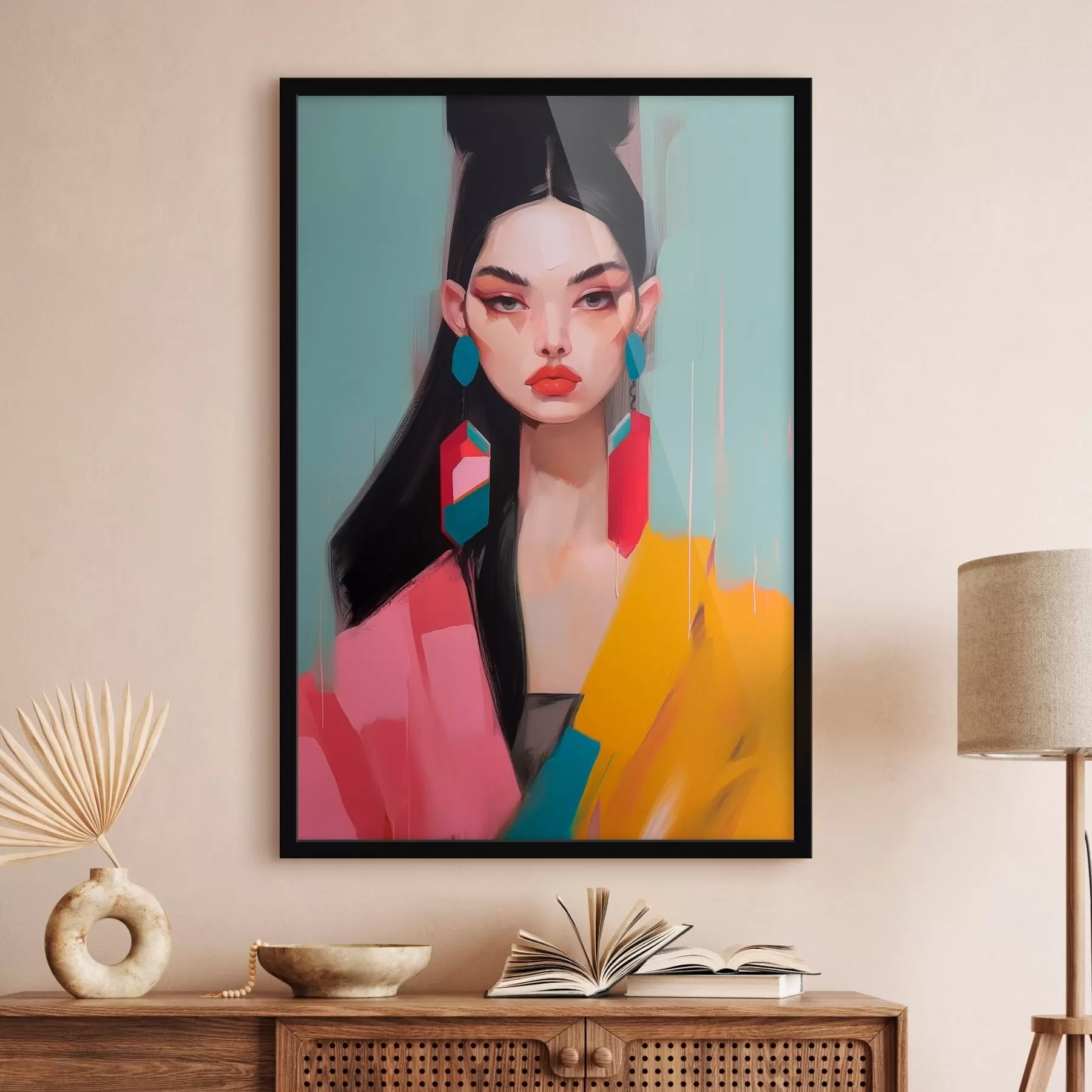 fototapet Portret abstract de modă f46808