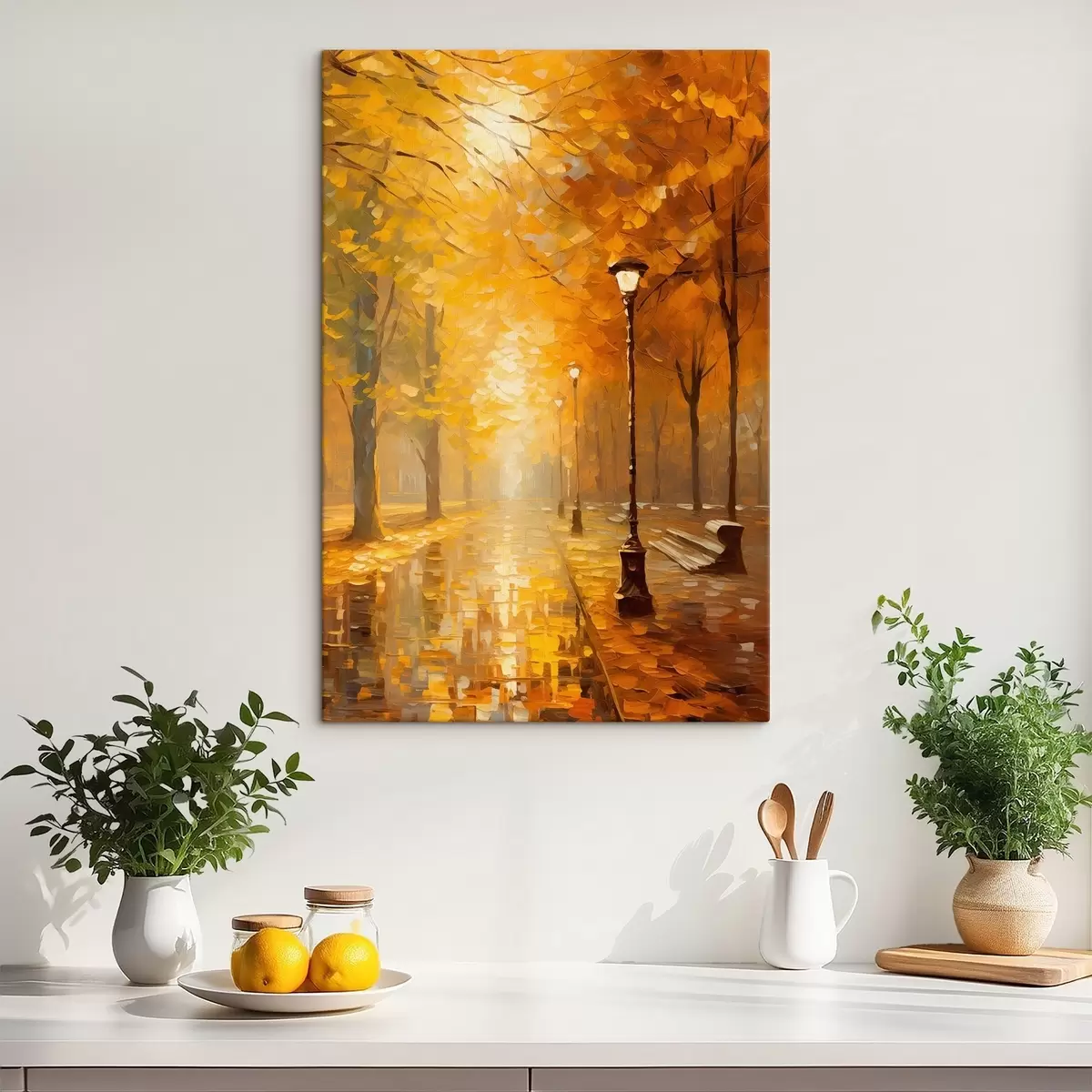 Tablouri Aleea într-un parc toamna s46778