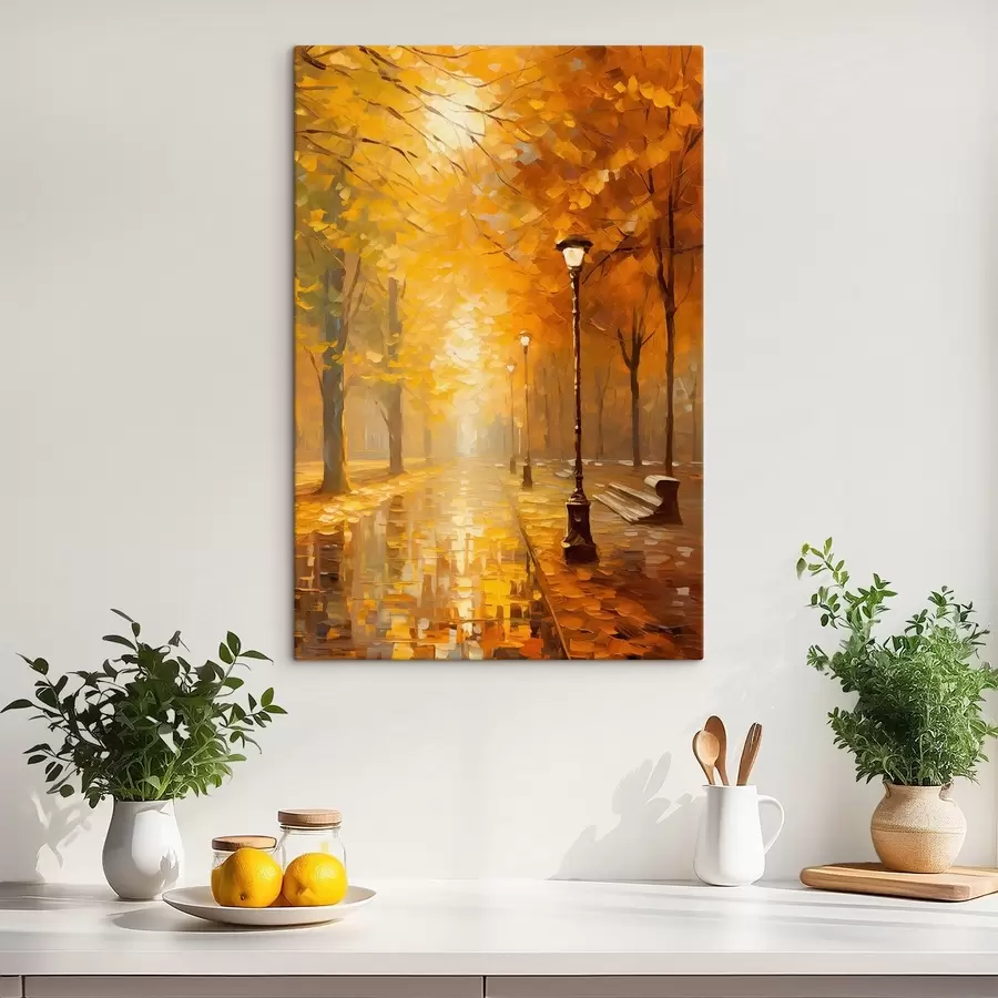 Tablouri Aleea într-un parc toamna s46778