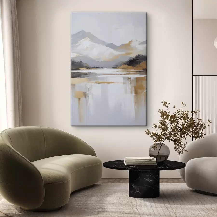 Tablouri Imitare abstractă a peisajului montan în pictură s46841