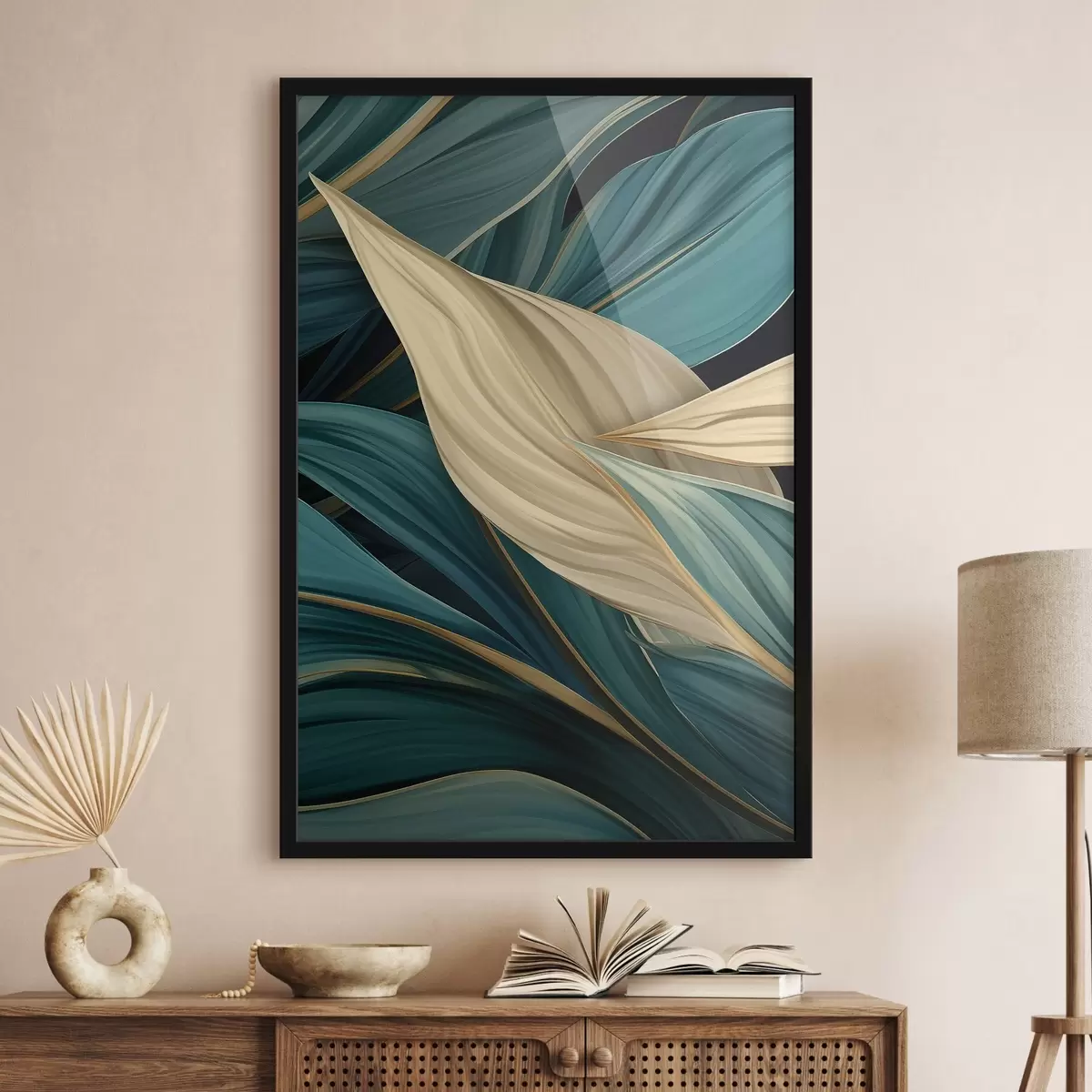 Poster Frunze abstracte mari f46880