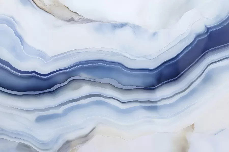 fototapet Imitatie de marmura albastra w04993