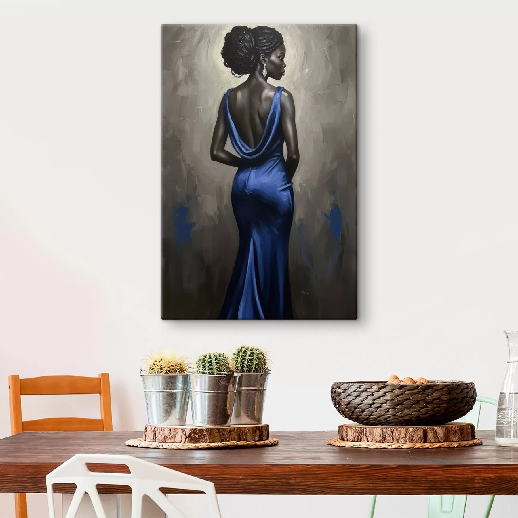 Tablouri Fată în rochie s46856