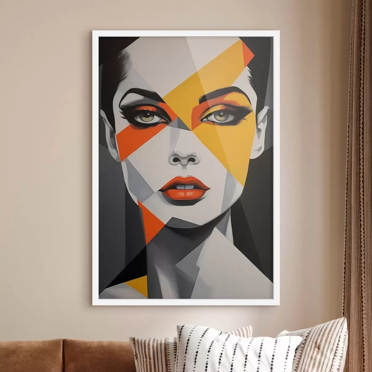 Poster Portret abstract f46865