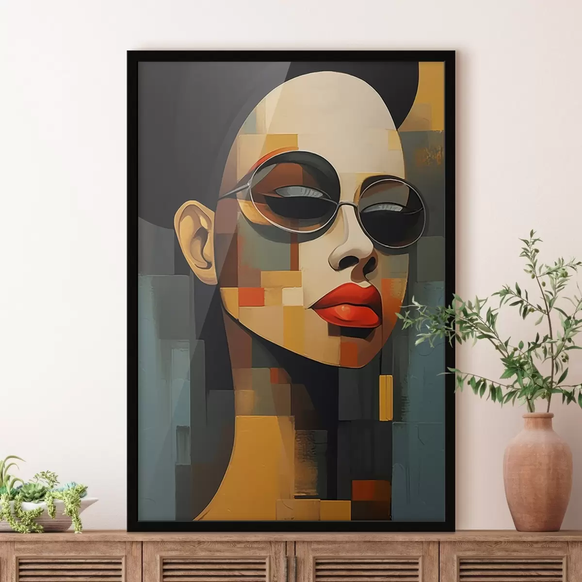 Poster Portret abstract f46868