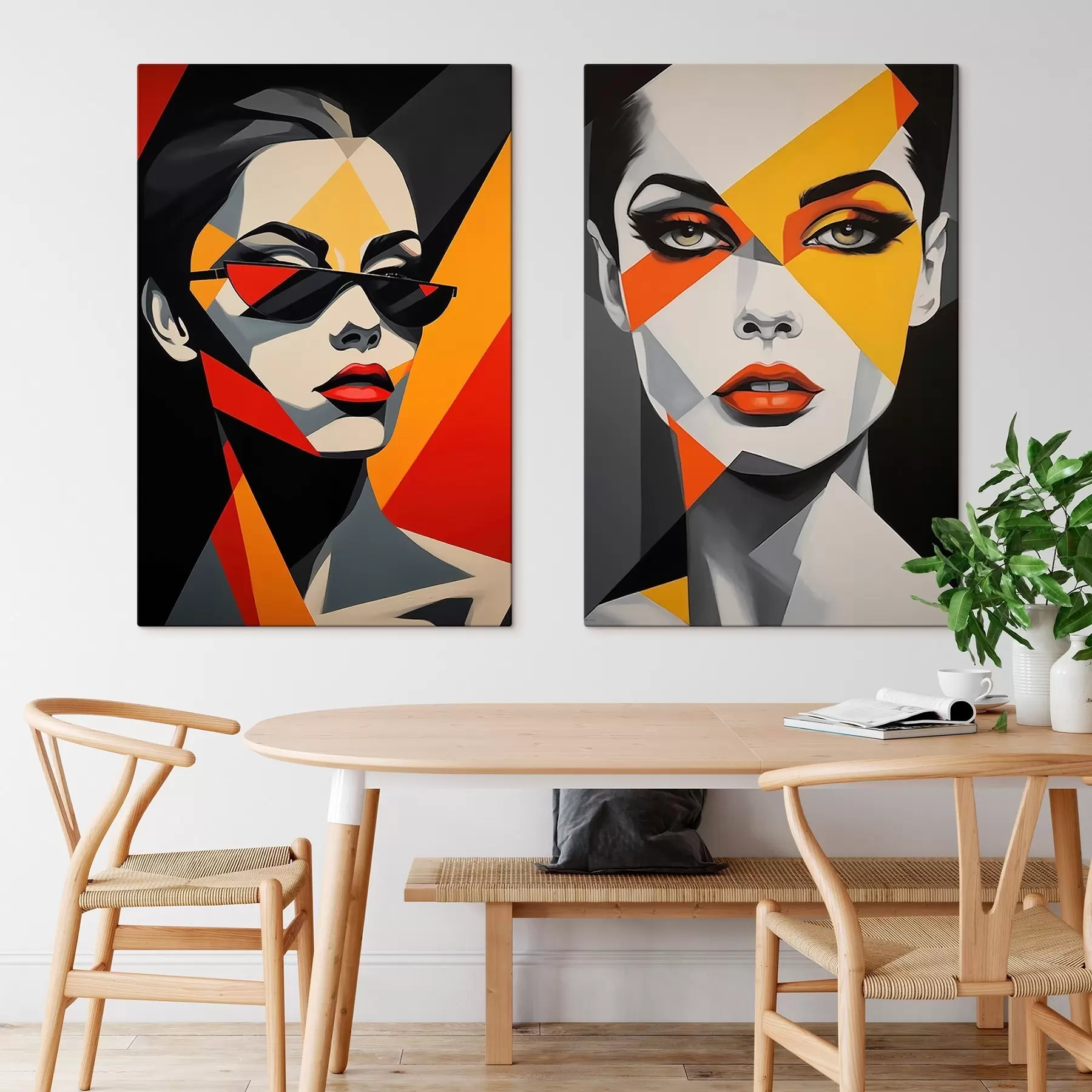 Tablouri Portrete abstracte m01077