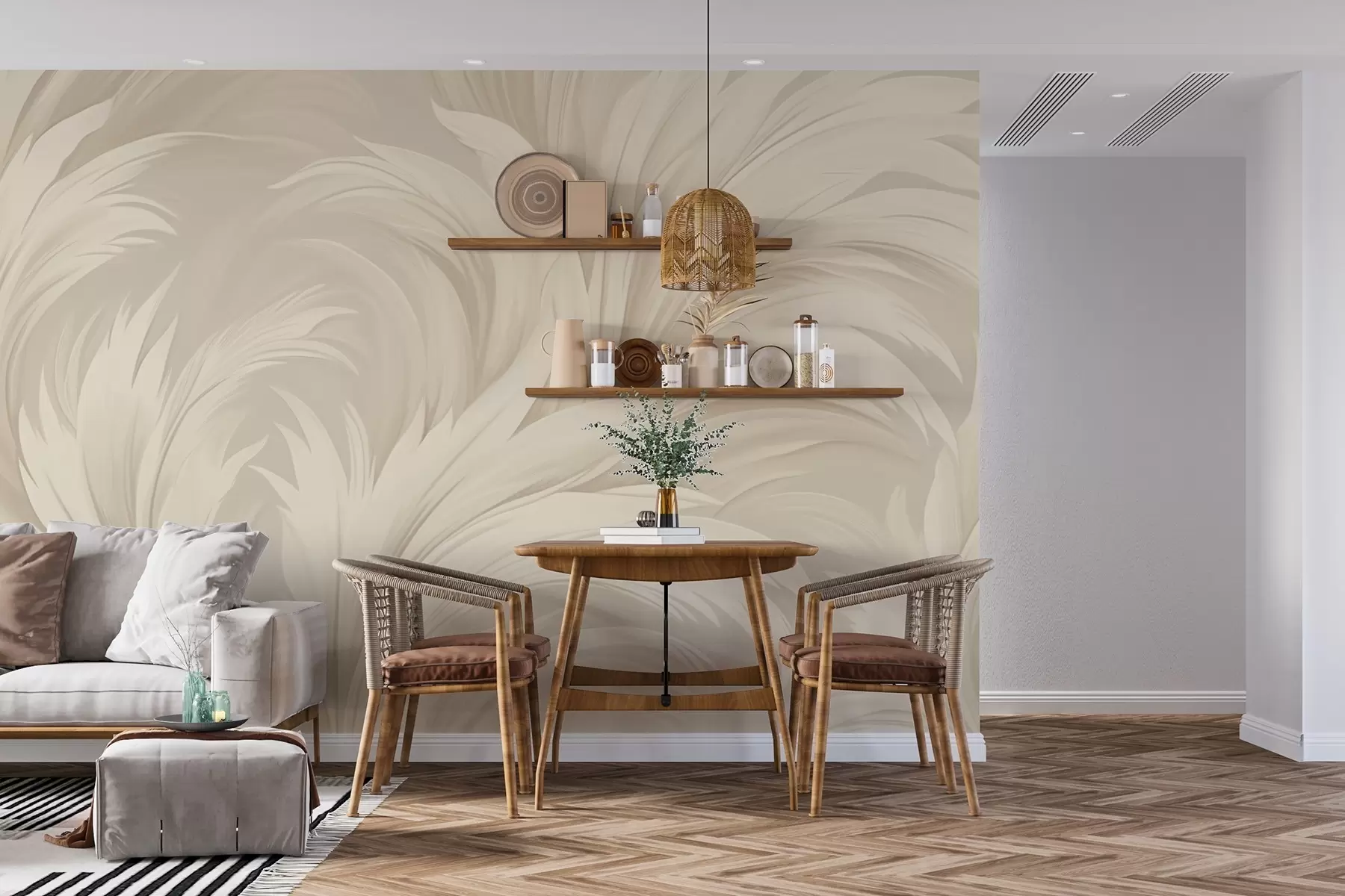 fototapet Frunze abstracte w04987