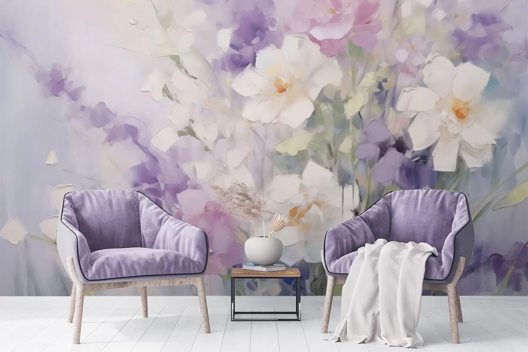 fototapet Buchet de flori abstract w09597