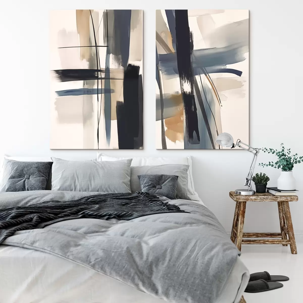 Tablouri Imitarea pensulelor abstracte m01076